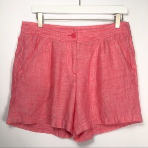 Tommy Bahama linen coral/pink shorts size 6